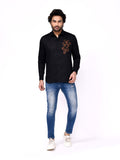 Jaguar Emblem Embroidered Shirt