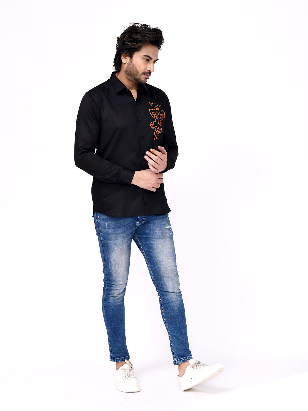 Jaguar Emblem Embroidered Shirt