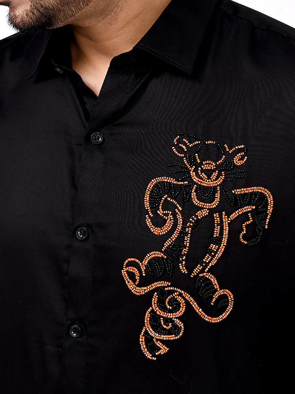 Jaguar Emblem Embroidered Shirt