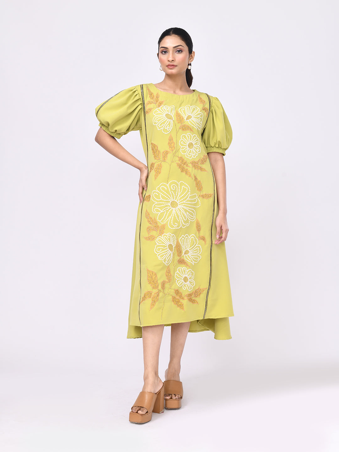 Garden Embroidered Dress