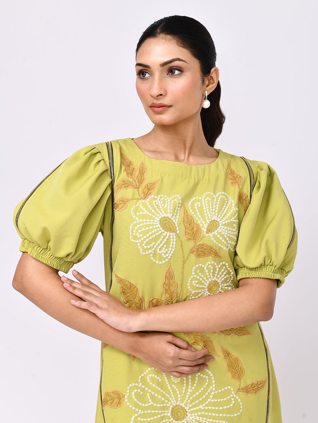 Garden Embroidered Dress