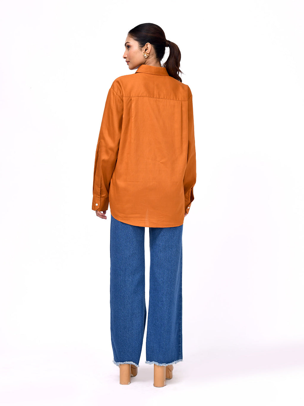 Desert Palm Embroidered Shirt