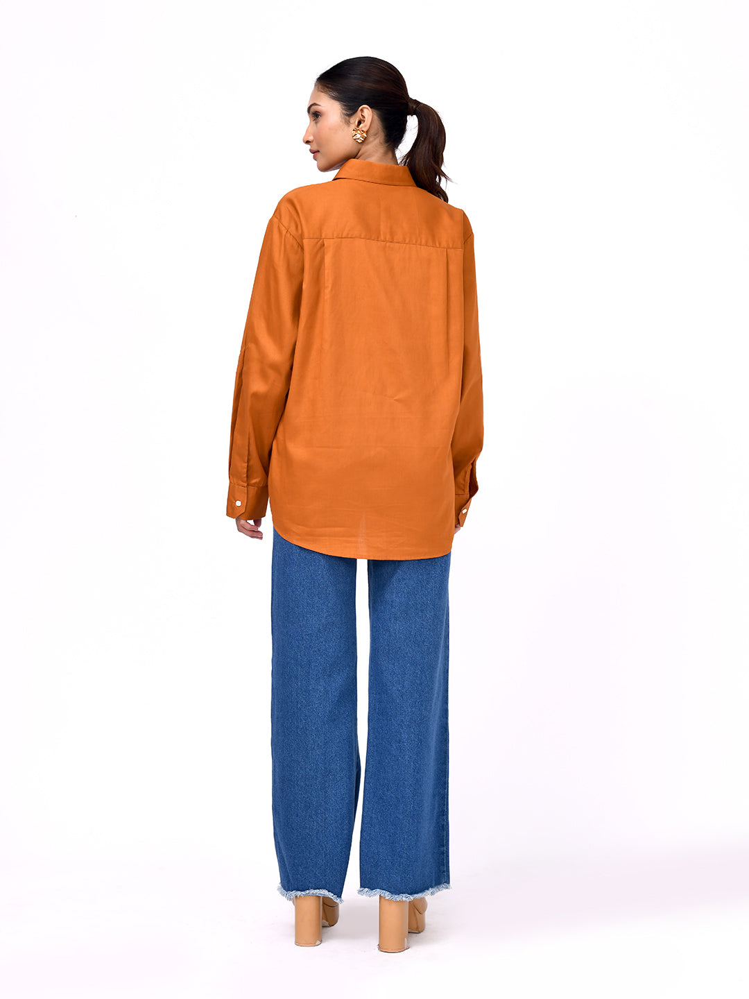 Desert Palm Embroidered Shirt