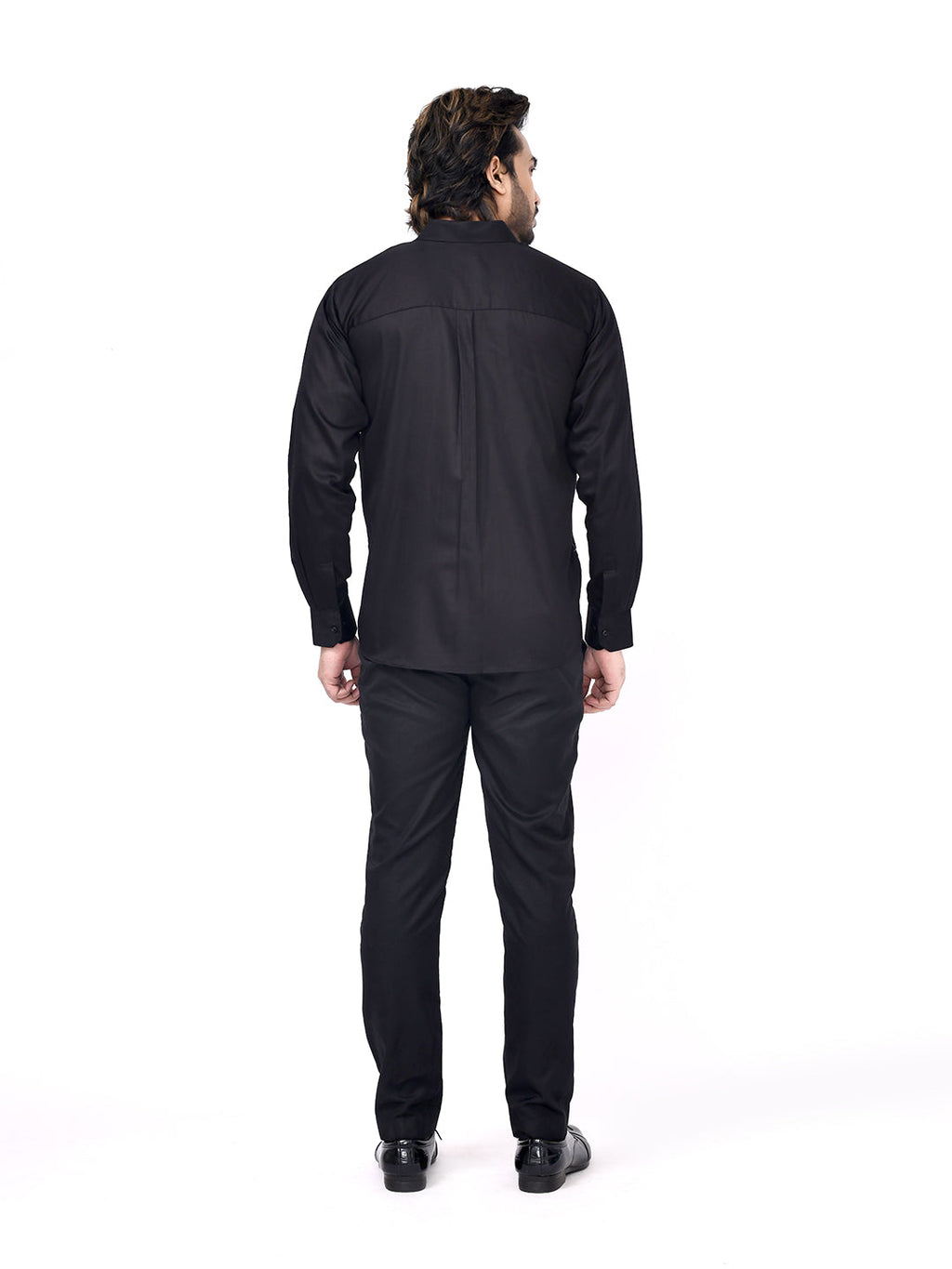 Fish Net Embroidered Shirt