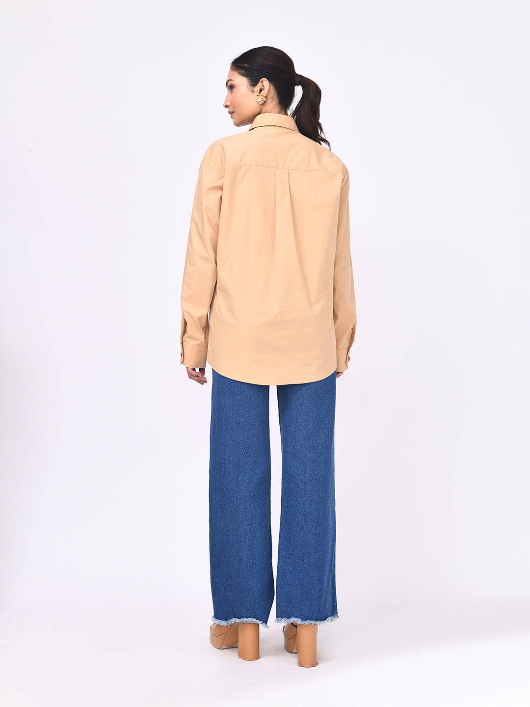 Smiley Garden Embroidered Shirt