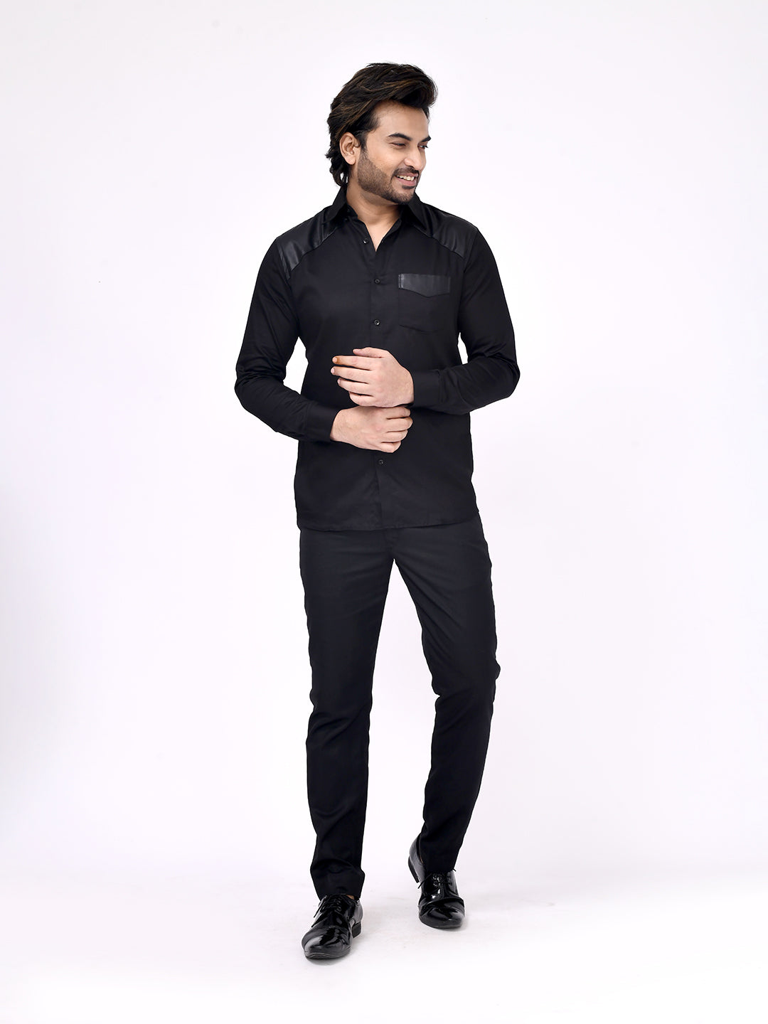 Golden Leo  Black Shirt