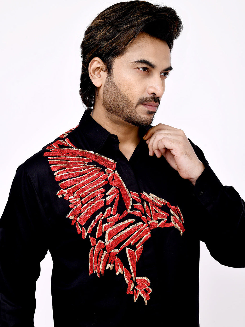 Imperial Wing Embroidered Shirt