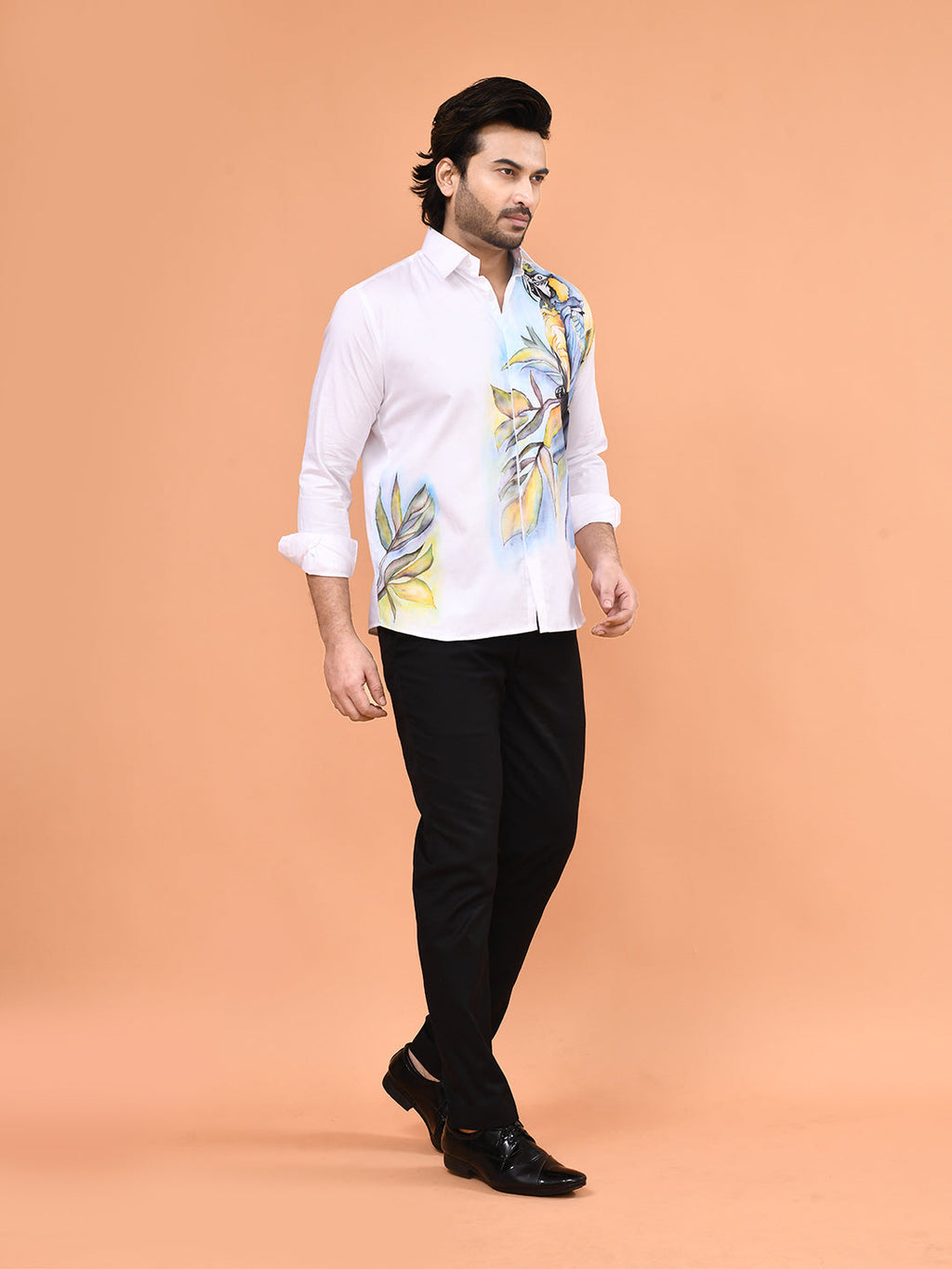 Hand-Painted Maccao Art Shirt