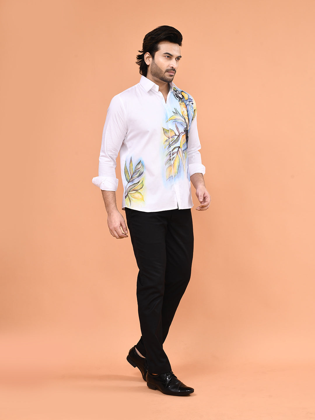 Hand-Painted Maccao Art Shirt