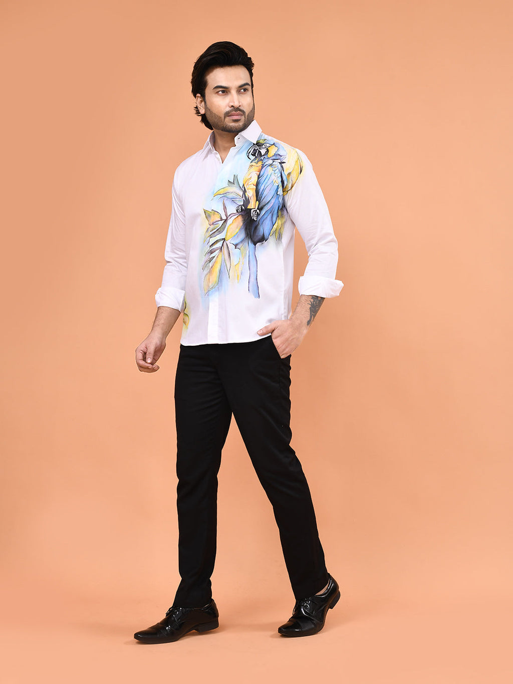 Hand-Painted Maccao Art Shirt