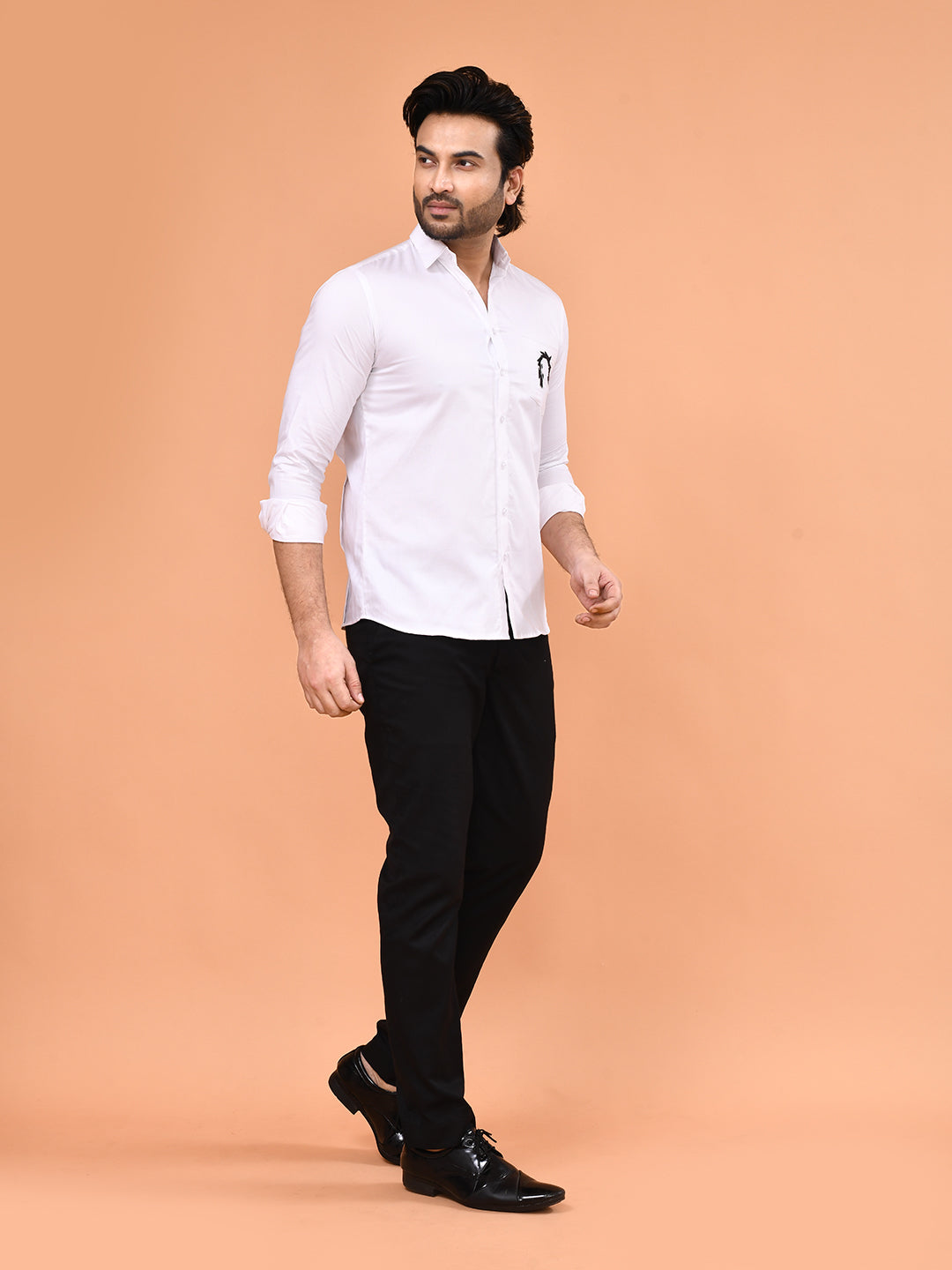Midnight Stallion Black Designer Shirt