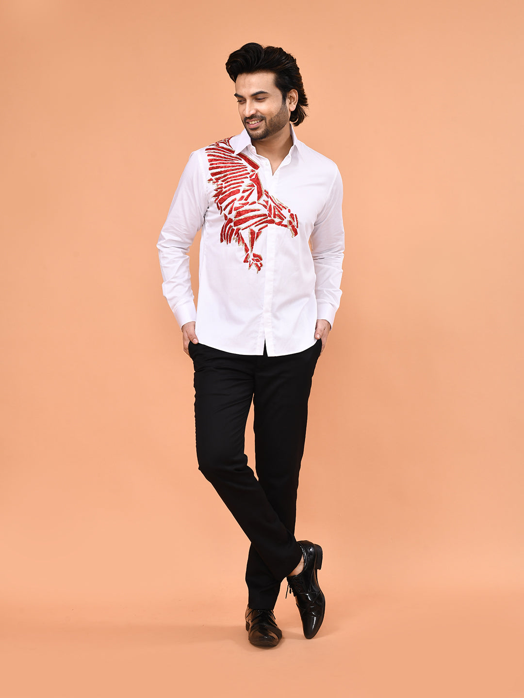Imperial Wing Embroidered Shirt