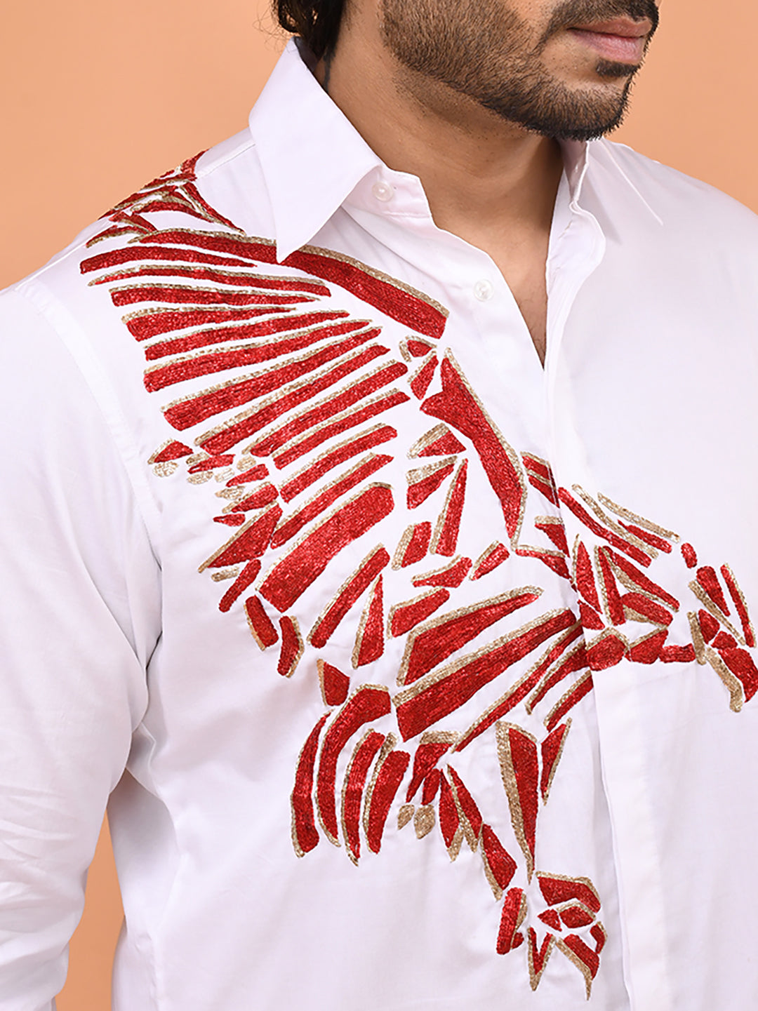 Imperial Wing Embroidered Shirt