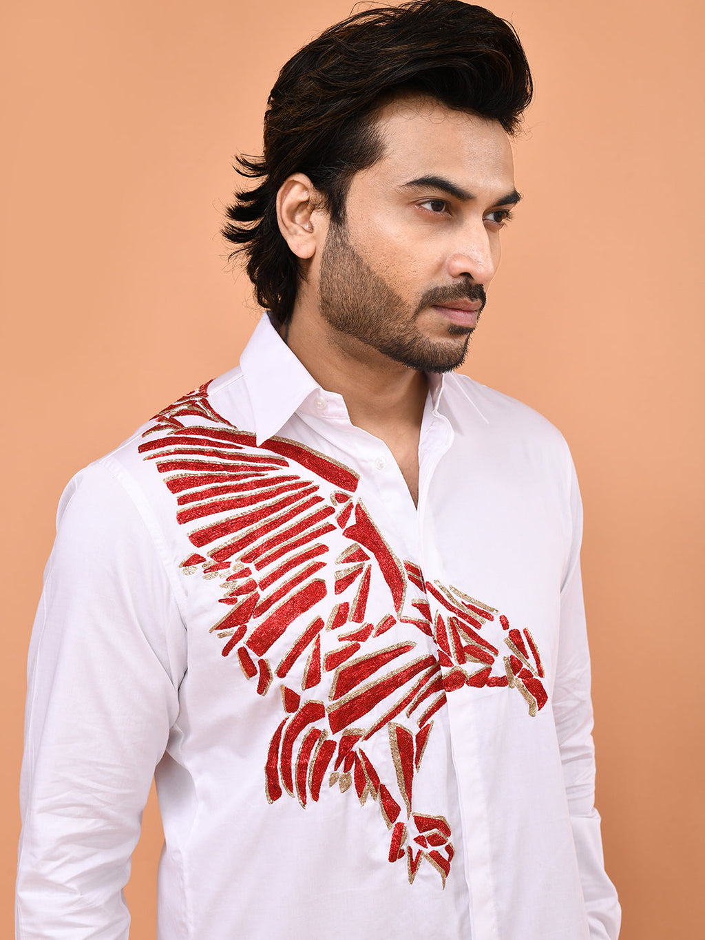 Imperial Wing Embroidered Shirt